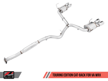 Charger l&#39;image dans la galerie, AWE Tuning Subaru 15+ WRX VA Sedan Touring Edition Exhaust - Chrome Silver Tips (102mm)