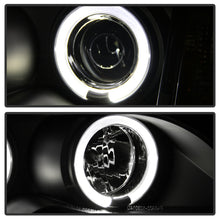 Carica l&#39;immagine nel visualizzatore di Gallery, Spyder BMW E46 3-Series 02-05 4DR Projector Headlights 1PC LED Halo Blk PRO-YD-BMWE4602-4D-AM-BK