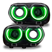 Carica l'immagine nel visualizzatore di Gallery, Oracle 15-21 Dodge Challenger RGB+W Headlight DRL Upgrade Kit - ColorSHIFT+W
