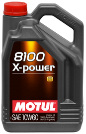 Motul 5L Synthetic Engine Oil 8100 10W60 X-Power image 1