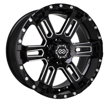 गैलरी व्यूवर में इमेज लोड करें, Enkei Commander 20x9 25mm Offset 6x139.7 Bolt Pattern 78 Bore Black Machined Wheel