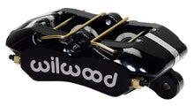 गैलरी व्यूवर में इमेज लोड करें, Wilwood Caliper-Forged Dynapro 4 5.25in Mount-Black-Universal 1.38/1.38in Pistons .81in Disc