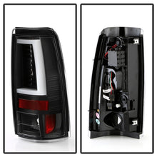 Laden Sie das Bild in den Galerie-Viewer, Spyder 99-02 GM Silverado (Does Not Fit Stepside) LED Tail Lights -All Black ALT-YD-CS99V2-LED-BKV2