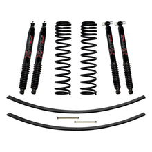 गैलरी व्यूवर में इमेज लोड करें, Skyjacker Jeep XJ 3in FR Dual Rate Long Travel Coil Suspension Kit w/RR Add-A-Leafs/Black Max Shocks