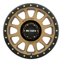 Charger l'image dans la galerie, Method MR305 NV 17x8.5 0mm Offset 8x170 130.81mm CB Method Bronze/Black Street Loc Wheel