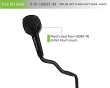 Cargar imagen en el visor de la galería, DV8 Offroad 1997-06 Jeep TJ 4WD Shift Knob With Assembly Black