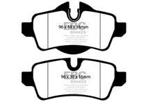 Laden Sie das Bild in den Galerie-Viewer, EBC 07-14 Mini Hardtop 1.6 Yellowstuff Rear Brake Pads