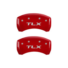 Charger l&#39;image dans la galerie, MGP 4 Caliper Covers Engraved Front Acura Engraved Rear TLX Yellow finish black ch