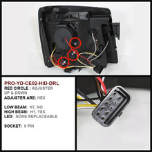 Laden Sie das Bild in den Galerie-Viewer, Spyder Cadillac Escalade 02-06 Projector Xenon/HID Model- LED Halo DRL Blk PRO-YD-CE02-HID-DRL-BK