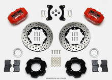 गैलरी व्यूवर में इमेज लोड करें, Wilwood Forged Dynalite Front Hat Kit 11.00in Drilled Red 95-05 Miata