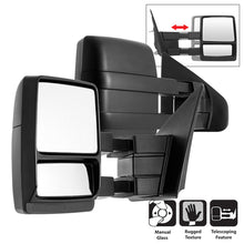 गैलरी व्यूवर में इमेज लोड करें, Xtune Pair Ford Superduty 04-14 Manual Telescoping Mirrors MIR-FF15004-MA-SET