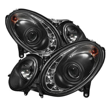 Cargar imagen en el visor de la galería, Spyder Mercedes Benz E-Class 03-06 Projector Xenon/HID Model- DRL- Blk PRO-YD-MBW21103-HID-DRL-BK