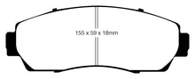 गैलरी व्यूवर में इमेज लोड करें, EBC 07-09 Acura RDX 2.3 Turbo Ultimax2 Front Brake Pads