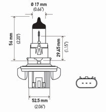 गैलरी व्यूवर में इमेज लोड करें, Hella Bulb H13 12V 60/55W P264T T4 Sb