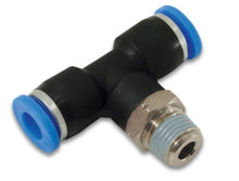 Carica l&#39;immagine nel visualizzatore di Gallery, Vibrant Male Tee 1-Touch Fitting for 5/32in OD Tube (1/8in NPT)