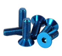 गैलरी व्यूवर में इमेज लोड करें, NRG Steering Wheel Screw Upgrade Kit (Conical) - Blue
