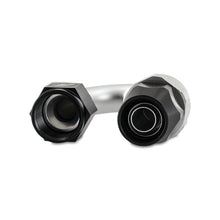 Cargar imagen en el visor de la galería, Mishimoto Aluminum PTFE -8AN 180 Degree Fitting Black