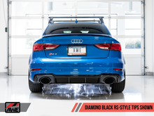 Cargar imagen en el visor de la galería, AWE Tuning 17-19 Audi RS3 8V SwitchPath Exhaust w/Diamond Black RS-Style Tips