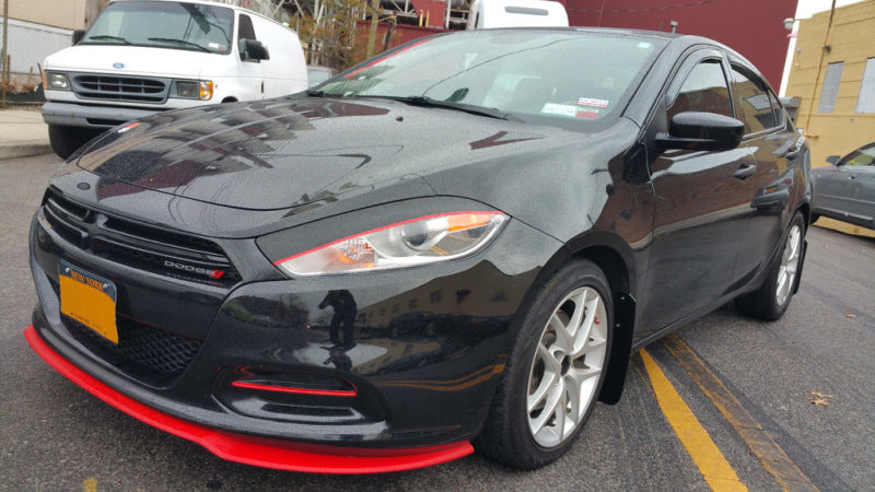 Rally Armor 2013-2016 Dodge Dart UR Black Mud Flap w/ Grey Logo