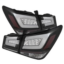 Laden Sie das Bild in den Galerie-Viewer, Spyder Chevy Cruze 2011-2014 Light Bar LED Tail Lights Black ALT-YD-CCRZ11-LBLED-BK