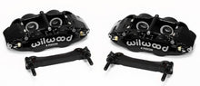 गैलरी व्यूवर में इमेज लोड करें, Wilwood Narrow Superlite 4R Rear Caliper &amp; Bracket Kit - Black 97-13 C5/C6 Corvette w/ OEM Rotors