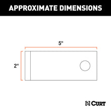 Carica l&#39;immagine nel visualizzatore di Gallery, Curt Weld-On Sway Tab