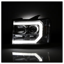 Charger l&#39;image dans la galerie, Spyder GMC Sierra 1500/2500/3500 07-13 V2 Projector Headlights - Chrome PRO-YD-GS07V2-LBDRL-C