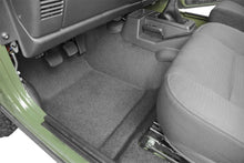 Carica l&#39;immagine nel visualizzatore di Gallery, BedRug 97-06 Jeep TJ Front 3pc BedTred Floor Kit w/Center Console - Incl Heat Shields