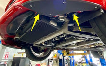 Carica l&#39;immagine nel visualizzatore di Gallery, ProTEKt 07-12 Ferrari 599 Base Custom Fit Front Bumper Skid Plates