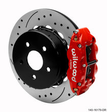 Laden Sie das Bild in den Galerie-Viewer, Wilwood Narrow Superlite 4R Rear Brake Kit 14.00in Red 2020-Up Jeep JT w/ Lines