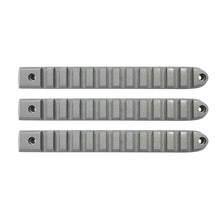 Load image into Gallery viewer, DV8 Offroad 2007-2018 Jeep JK Silver Rail Style Door Handle Inserts - Set Of 3