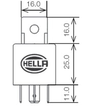 गैलरी व्यूवर में इमेज लोड करें, Hella Relay Mini Iso Alt 4 Pole 24V Spst Bkt