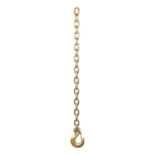 Load image into Gallery viewer, Curt 35in Safety Chain w/1 Clevis Hook (24000lbs Yellow Zinc)