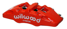 Carica l&#39;immagine nel visualizzatore di Gallery, Wilwood Caliper-Forged Dynapro 6 5.25in Mount-Red-L/H 1.62/1.12/1.12in Pistons 1.10in Disc