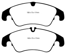 Cargar imagen en el visor de la galería, EBC 09-11 Audi A4 2.0 Turbo Greenstuff Front Brake Pads