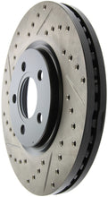Charger l&#39;image dans la galerie, StopTech 03-09 Chrysler PTCruiser Tur / 03-05 Dodge Neon SRT-4 Front Right Slotted &amp; Drilled Rotor