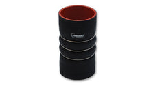 गैलरी व्यूवर में इमेज लोड करें, Vibrant 4 Ply Aramid Reinf Silicone Hump Hose conn 3.5in IDx6in long 3 reinforcement rin MATTE BLK