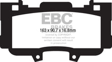 गैलरी व्यूवर में इमेज लोड करें, EBC 15+ Ford Mustang 2.3 Turbo Performance Pkg Yellowstuff Front Brake Pads