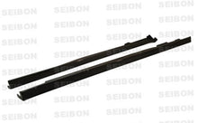 Carica l&#39;immagine nel visualizzatore di Gallery, Seibon 96-00 Honda Civic 2DR/HB TR Style Carbon Fiber Side Skirts
