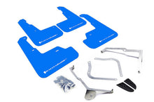 Carica l'immagine nel visualizzatore di Gallery, Rally Armor 15-18 Subaru WRX/STi Sedan UR Blue Mud Flap w/ White Logo