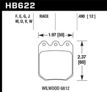 Carica l&#39;immagine nel visualizzatore di Gallery, Hawk Wilwood DLS 6812 DTC-70 Brake Pads