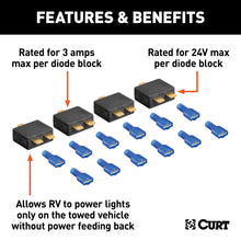 Carica l&#39;immagine nel visualizzatore di Gallery, Curt RV Harness Diode Kit