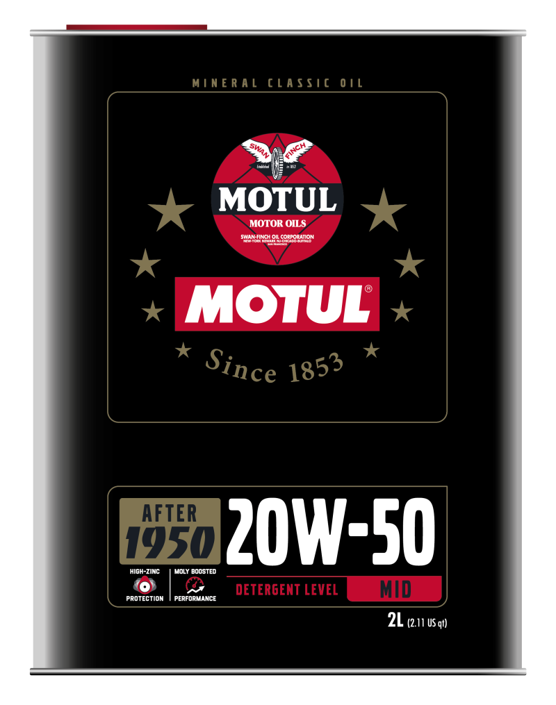 Motul 20W50 Classic PEFORMANCE Oil - 10x2L image 1