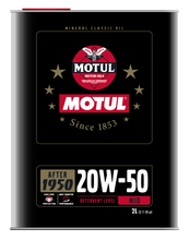 Load image into Gallery viewer, Motul 20W50 Classic PEFORMANCE Oil - 10x2L image 1