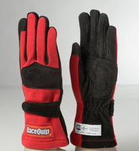 Charger l&#39;image dans la galerie, RaceQuip Red 2-Layer SFI-5 Glove - Large