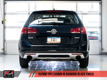 Charger l&#39;image dans la galerie, AWE Tuning VW MK7 Golf Alltrack/Sportwagen 4Motion Touring Edition Exhaust - Diamond Black Tips