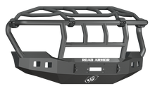Carica l'immagine nel visualizzatore di Gallery, Road Armor 11-16 Ford F-250 Stealth Front Winch Bumper w/Intimidator Guard - Tex Blk