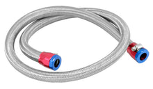 Laden Sie das Bild in den Galerie-Viewer, Spectre Stainless Steel Flex Fuel Line 3/8in. ID - 3ft. w/Clamps Red/Blue
