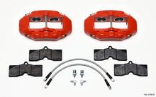 गैलरी व्यूवर में इमेज लोड करें, Wilwood D8-4 Front Caliper Kit Red Corvette C2 / C3 65-82
