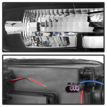 Charger l&#39;image dans la galerie, Spyder 09-16 Dodge Ram 1500 Version 2 Headlights Light Bar DRL Black PRO-YD-DR09V2-LBDRL-BK